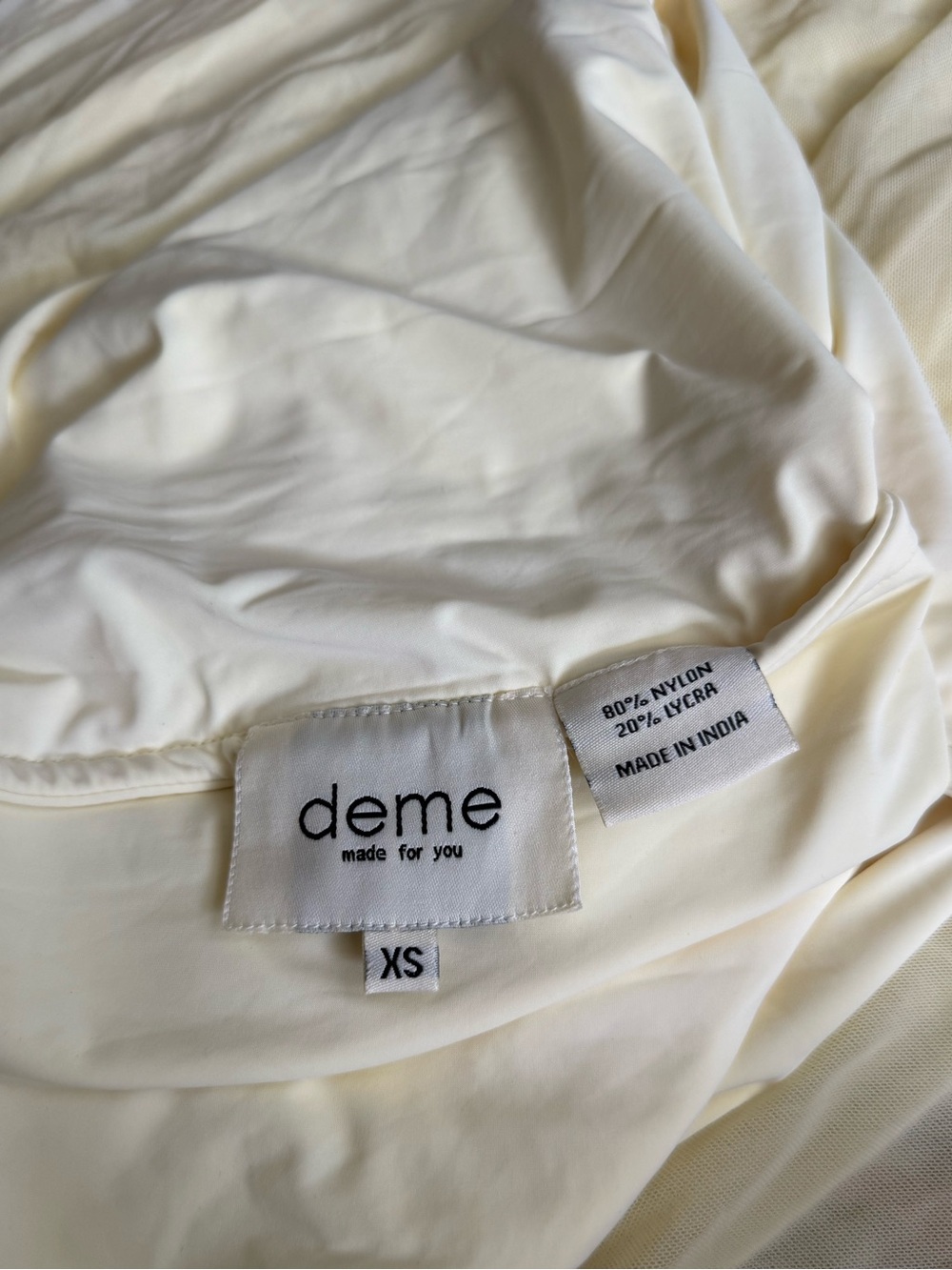 DEME by Gabriella Dahlia Strapless Gown Maxi Dress Butter Yellow *FLAWED* - Picture 12 of 12